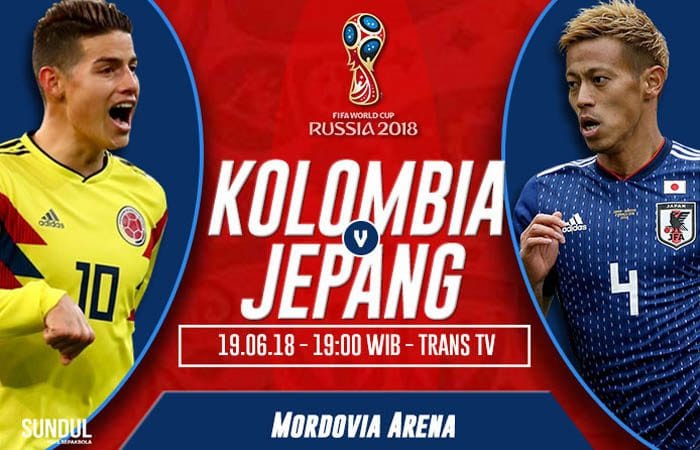 Kolombia vs Jepang