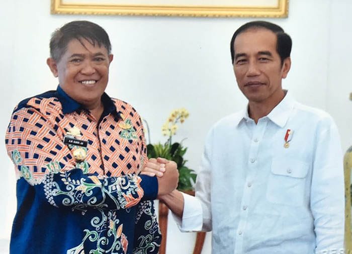 Bupati Bulukumba saat Menemui Presiden Joko Widodo