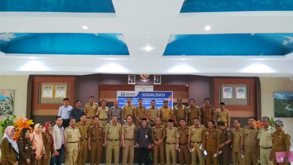 Camat Jeneponto bersama ombudsman