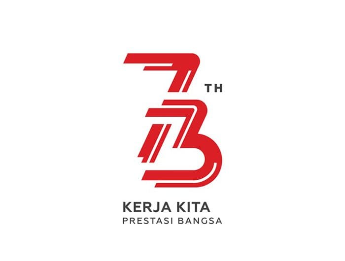 Logo HUT RI ke-73