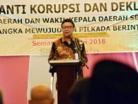 enteri Dalam Negeri Tjahjo Kumolo menilai kasus korupsi di Indonesia sudah akut. Hal itu diungkapkan Tjahjo berdasarkan data Indonesia Corruption Watch (ICW). Foto/SINDOnews