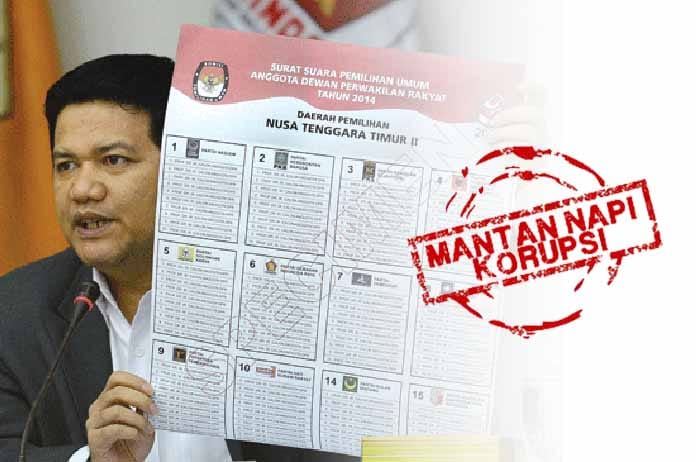 Mantan Napi Korupsi di Surat Suara