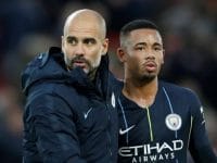 Guardiola dan Jesus. © Reuters