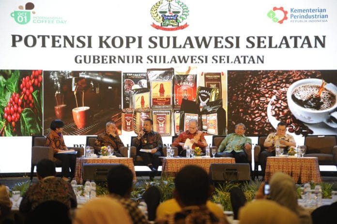 International Coffee Day (Hari Kopi Internasional) di Hotel Claro, Makassar, Senin (15/10)