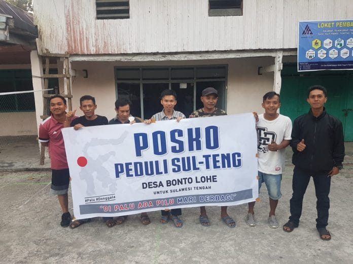 Pemuda Bontolohe Bulukumba Galang Dana untuk Korban Gempa Sulteng