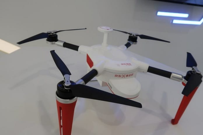Salah satu drone JD.com (Foto: ANTARAnews)