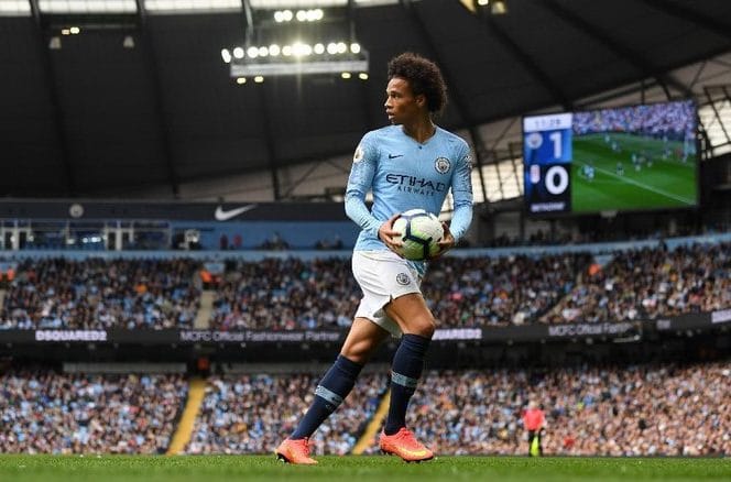 Leroy Sane menepis laporan yang mengaitkannya dengan Manchester United (Foto: Michael Regan/Getty Images)