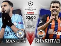 Manchester City vs Shakhtar Donetsk