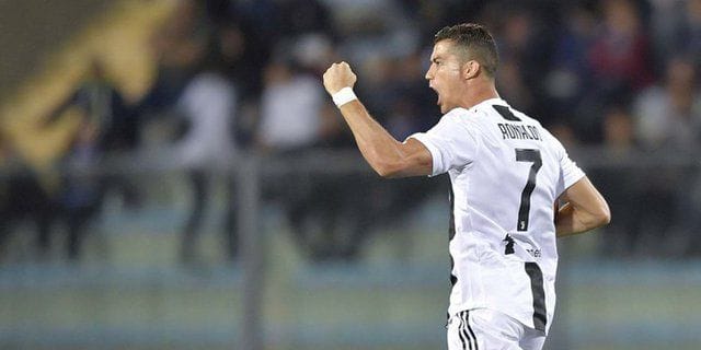 Selebrasi Cristiano Ronaldo (c) Juventus FC