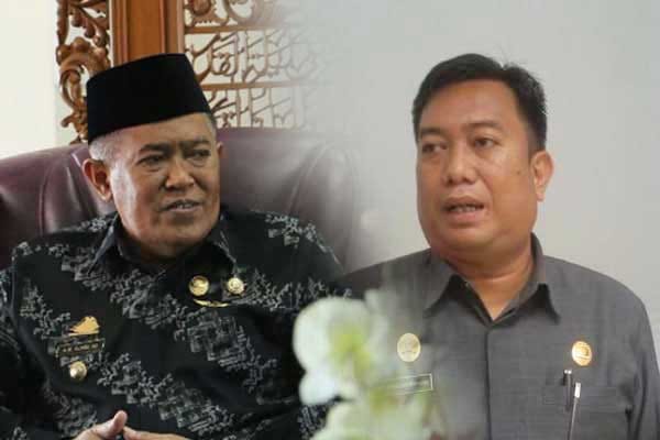 Bupati Bulukumba (kiri) Ketua DPRD (Kanan)