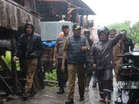 Bupati Bantaeng Pantau Titik Rawan Banjir di Bantaeng