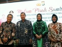 Wali Kota makassar, Danny Pomanto bersama Irjen Pol Umar Saptono, SH, MH di Claro Hotel, Jumat (1/2/19).