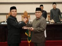 Suasana pasca Sidang Paripurna di Kantor DPRD Kota Makassar.