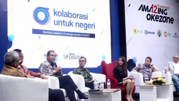 Danny Pomanto jadi Pembicara di "Kolaborasi untuk Negeri" bahas Revolusi Industry 4.0 Menuju Society 5.0 & IOT di Gedung iNews Tower Lt.3, Jakarta (12/3).