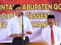 Kunker ke Manuju, Bupati Gowa Minta Warga Tak Jual Tanahnya ke Pihak Lain