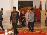 Jokowi dan Jusuf Kalla di acara Nuzulul Quran (Foto: Yudhistira Amran Saleh/kumparan)