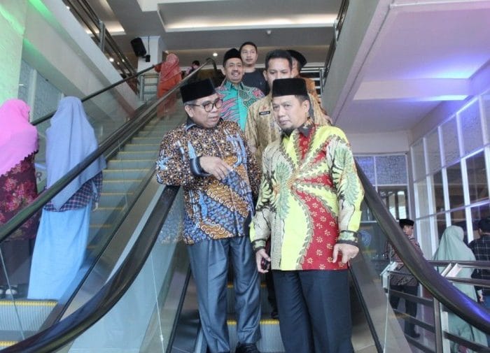 Pj Wali Kota Makassar Dr M Iqbal S Suhaeb menghadiri acara Syawalan 1440 H Pimpinan Wilayah (PW) Muhammadiyah Sulawesi Selatan (Sulsel).