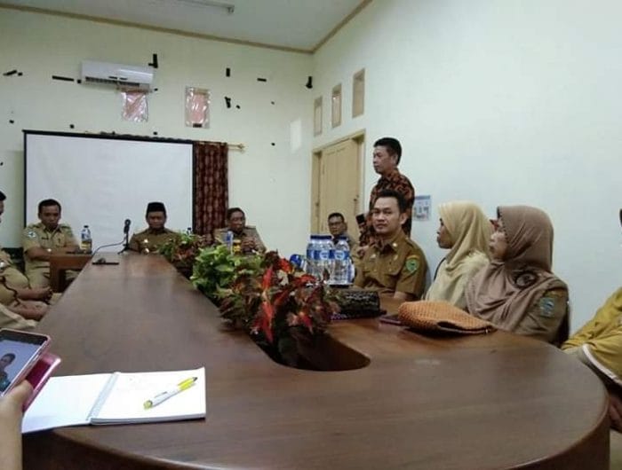 Bupati Barru H. Suardi Saleh bersama Sekretaris Daerah H. Nasruddin AM melakukakan Inspeksi Mendadak (Sidak) di Rumah Sakit Umum Daerah (RSUD) Barru, Senin (10/6/2019).