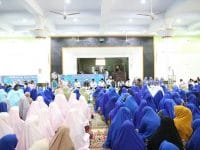 Halal Bihalal Pemkab Barru yang berlangsung di Masjid Agung Nurul Iman Kab. Barru, Rabu (19/6/2019).