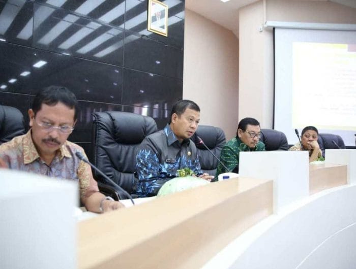 rapat persiapan launching Gema Sabtu Bersih yang digelar di ruang Sipakatau, Balai Kota Makassar.