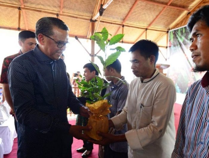 perkampungan kopi Gowa, Kamis (20/6).