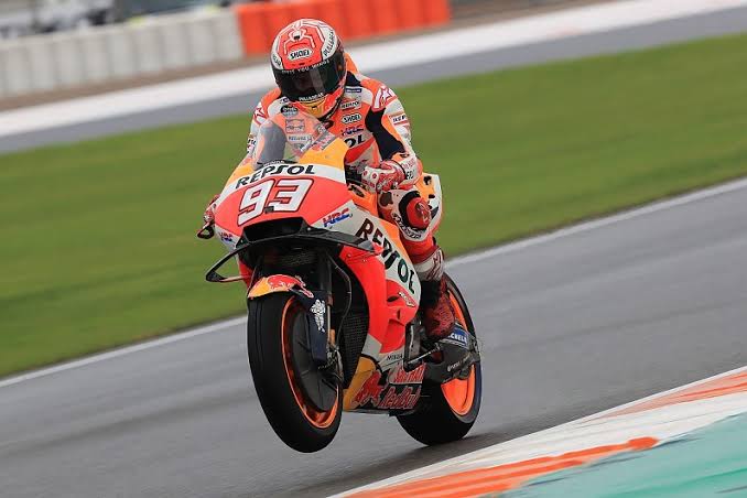Pembalap Repsol Honda, Marc Marquez