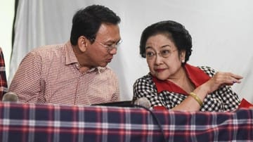 Basuki Tjahaja Purnama (Ahok) dan Ketua Umum PDIP Megawati Soekarnoputri