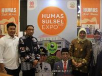 Sekretaris Daerah (Sekda) Kabupaten Barru H. Nasruddin, AM turut menghadiri Humas Sulsel Expo 2019 yang berlangsung di Mall Phinisi Point (Pipo) Makassar.