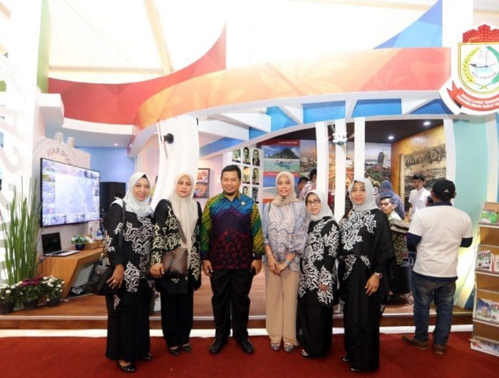 Booth Pemerintah Kota Makassar (Pemkot) Makassar menjadi pusat perhatian pada Indonesia City Expo (ICE) Assosiasi Pemerintah Kota Seluruh Indonesia (APEKSI) 2019 di kota Semarang, Rabu (3/07).