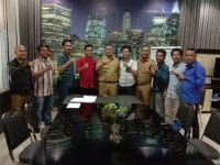 DPK KNPI Tamalate temui Camat Tamalate Kota Makassar, Fahyuddin Yusuf