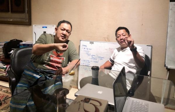 Bakal Calon Wali Kota Makassar, Taufiqqulhidayat Ande A Latif kembali bertemu dengan Ketua DPW NasDem Sulawesi Selatan, H. Rusdi Masse (RMS)