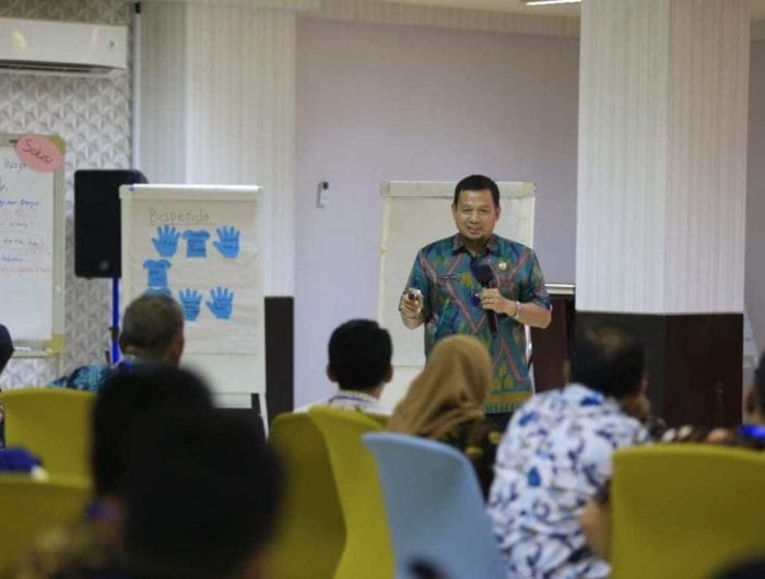 Iqbal Suhaeb jadi narasumner pada pelatihan kepemimpinan TK III Angkatan XXI tahun 2019.