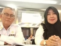 Kepala BKPSDM Kota Parepare, H. Bustan (kiri) - Sekertaris BKPSDM Kota Parepare, Adriani (kanan).