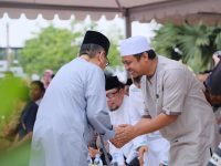 Wakil Gubernur Sulsel Andi Sudirman Sulaiman, saat menghadiri HUT Kota Palopo.
