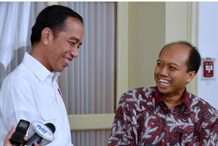 Presiden Jokowi bersama Sutopo Purwo Nugroho. (Foto: Instagram)