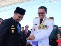 Gubernur Sulsel, Nurdin Abdullah dan Wakil Gubernur Andi Sudirman Sulaiman.