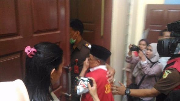 Oknum Dosen UIN Raden Intan menjalani sidang di Pengadilan Negeri