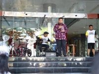 PJ Wali Kota Makassar M Iqbal S Suhaeb saat menghadiri pembubaran panitia Harganas XXVI tahun 2019, di halaman Bank Panin, Sabtu (13/7/2019). - Humas Pemkot Makassar