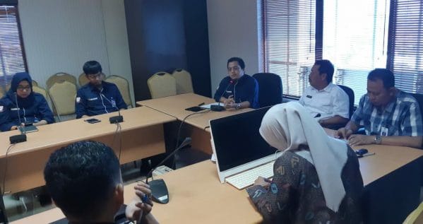Ombudsman Kota Makassar (OKM) bertandang ke Balaikota, Jumat (16/8/2019).