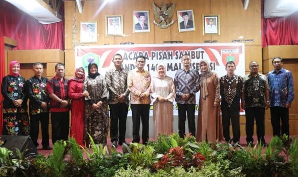 Pisah sambut pejabat Dandim 1405 Mallusetasi, Senin (04/08/2019) malam