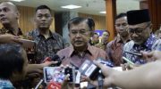 Wakil Presiden RI Jusuf Kalla menghadiri peringatan Hari Konstitusi yang digear di gedung DPR/MPR Senayan