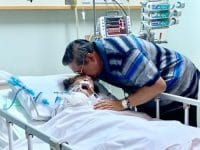 SBY dan Ibunya saat masih menjalani perawatan