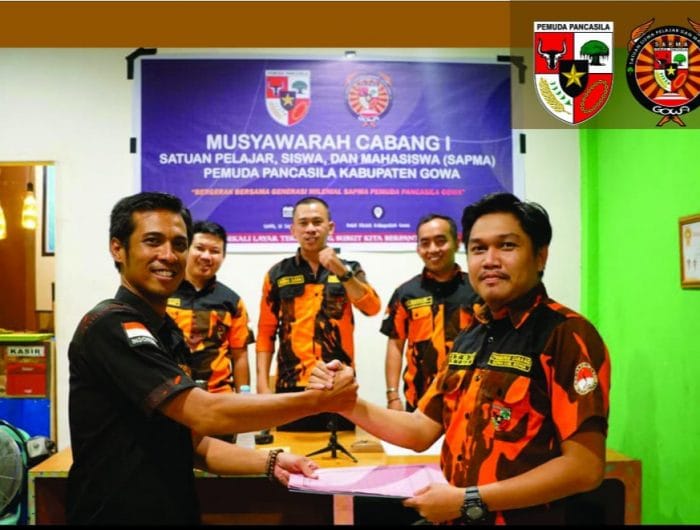 Fitra Syahdanul terpilih sebagai Ketua SAPMA PP Kabupaten Gowa periode 2019-2021. (Ist)