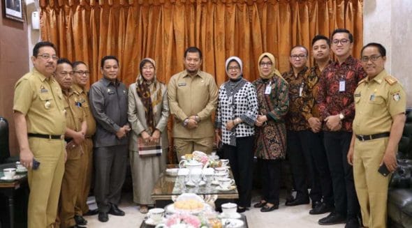 Manajemen Bank Tabungan Negara (BTN) Cabang Makassar bertandang ke Pj Wali Kota Makassar Iqbal Suhaeb