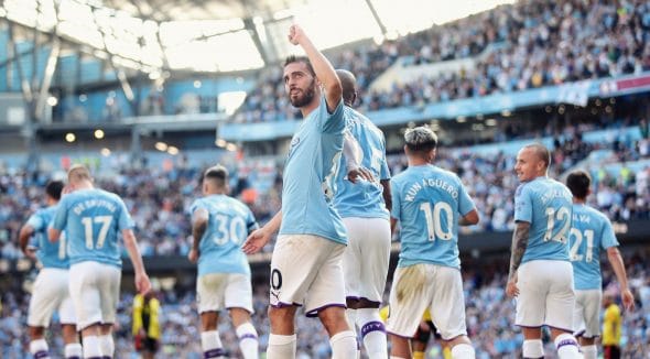 Manchester City Pesta 8 Gol atas Watford, Bernardo Silva Hattrick