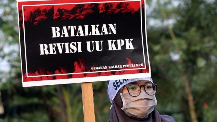 Ilustrasi: Demo Tolak Revisi UU KPK
