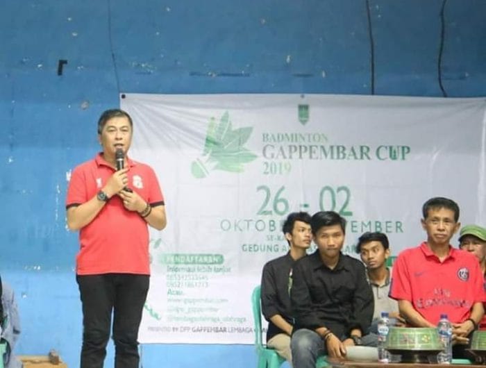 Pj Sekda Barru Resmi Buka Badminton Gappembar Cup