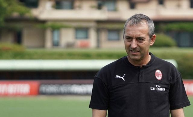 Marco Giampaolo (c) AC Milan