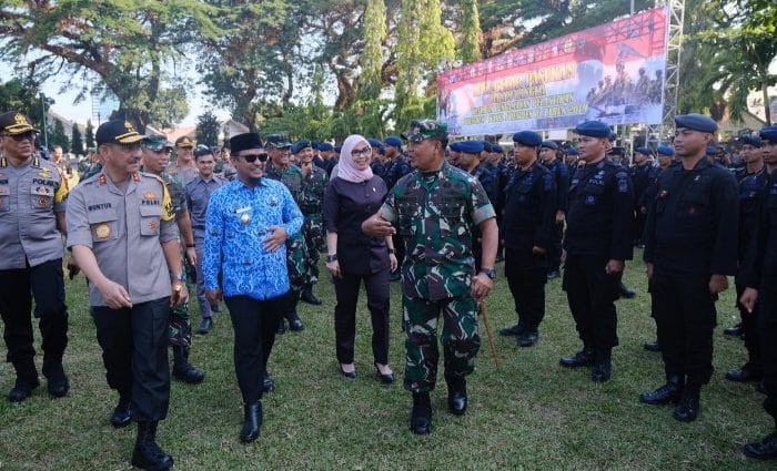 Wagub Sulsel Cek Kesiapan Personil Pengamanan Jelang Pelantikan Presiden