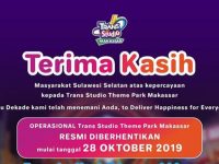 Operasional Trans Studio Theme Park Makassar Resmi Diberhentikan